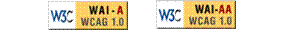 WIA A and AA conformance icons
